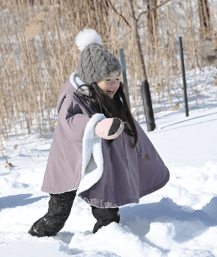 poncho imperméable et multifonction pour enfant hiver