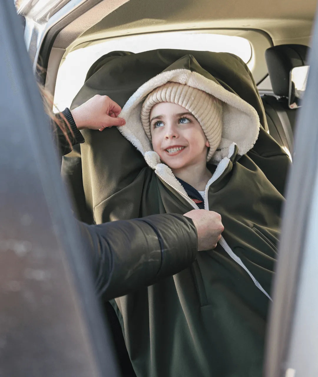 poncho imperméable multifonction pour siege auto 0-6 ans