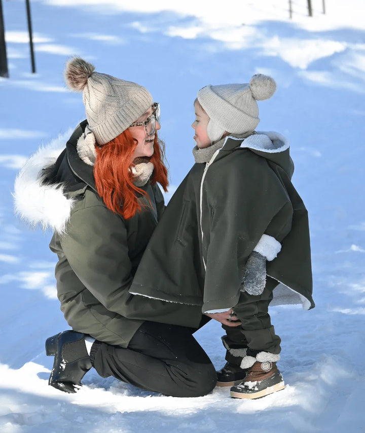 poncho hiver imperméable 3 en 1