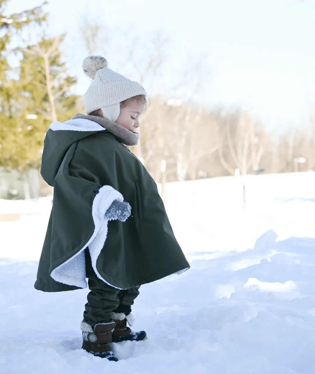 poncho imperméable et respirant pour bébé hiver évolutif