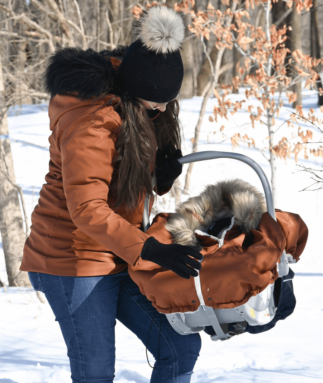 housse coquille bébé hiver chaude et coupe-vent