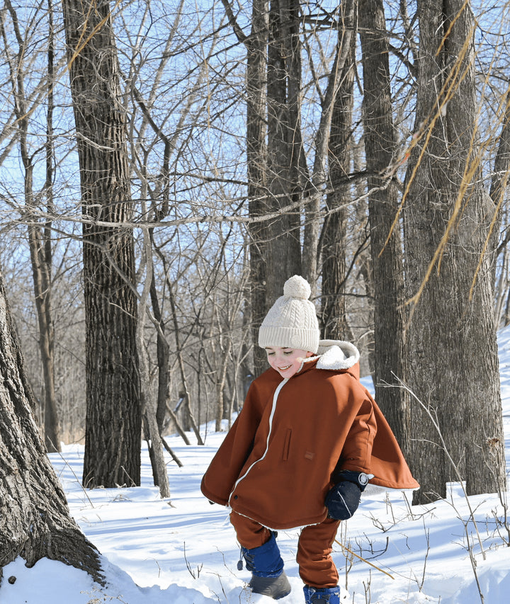 poncho imperméable et respirant pour bébé hiver évolutif