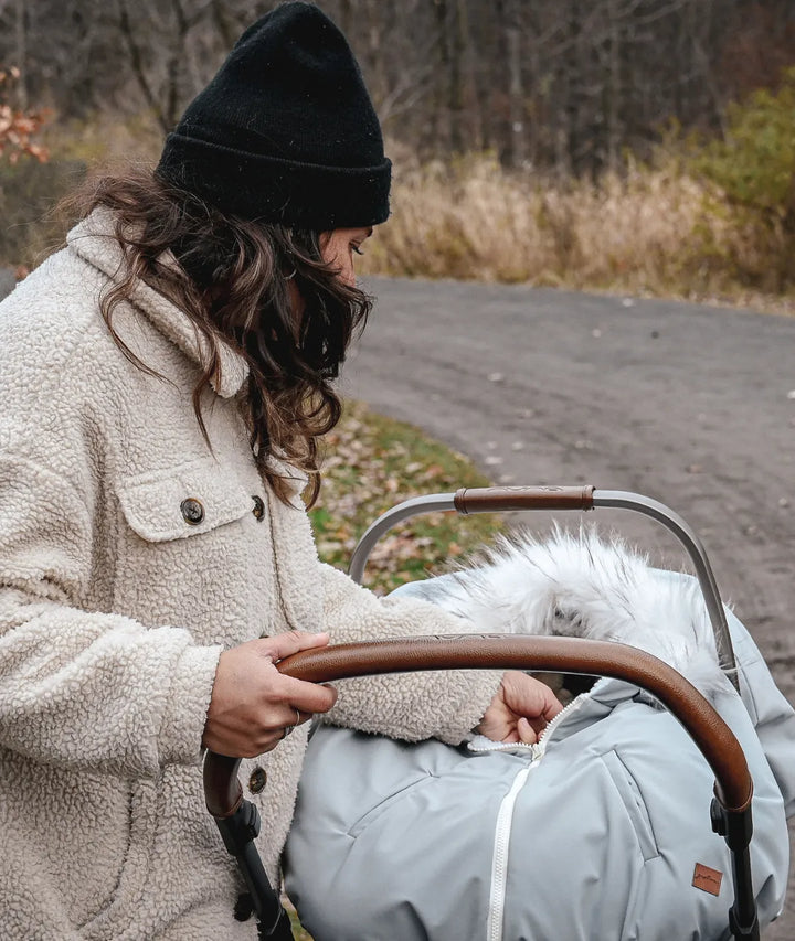housse poncho 3 en 1 pour poussette, siège auto et portage