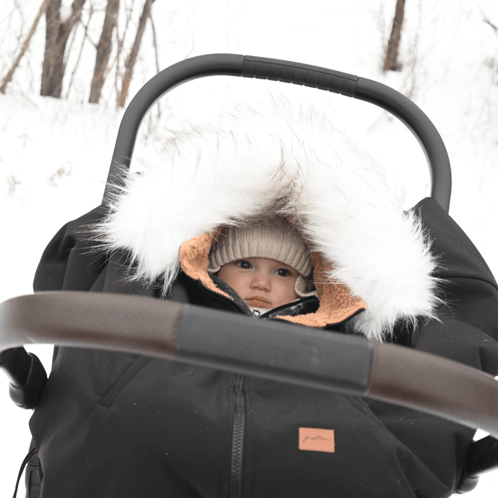 housse poncho 3 en 1 pour poussette, siège auto et portage